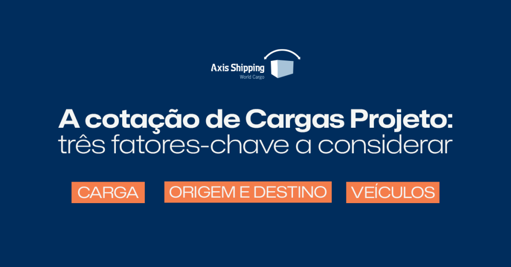 capa – artigo 7 - A cotação de Cargas Projeto: três fatores-chave a considerar